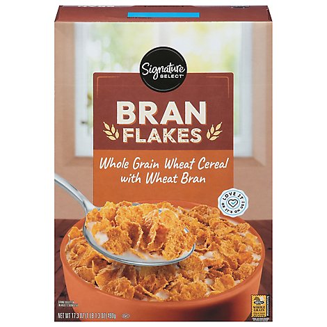 Signature SELECT Cereal Bran Flakes - 17.3 Oz