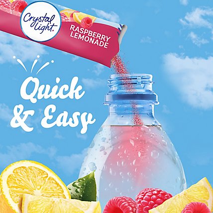 Crystal Light Drink Mix On-The-Go Packets Raspberry Lemonade - 10-0.08 Oz - Image 4