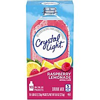 Crystal Light Raspberry Lemonade Powdered Drink Mix On the Go Packets - 10 Count - Image 1