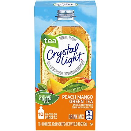 Crystal Light Drink Mix On-The-Go Packets Green Tea Peach-Mango - 10-0.08 Oz - Image 3