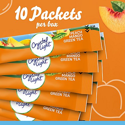 Crystal Light Drink Mix On-The-Go Packets Green Tea Peach-Mango - 10-0.08 Oz - Image 4