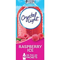 Crystal Light Raspberry Ice Artificially Flavored Powdered Drink Mix On the Go Packets - 10 Count - Image 1