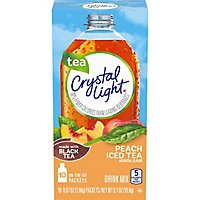 Crystal Light Peach Iced Tea Artificially Flavored Powdered Drink Mix Packets - 10 Count - Image 5
