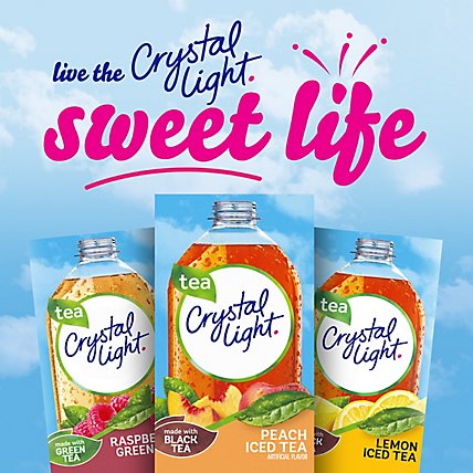 Crystal Light Peach Iced Tea Artificially Flavored Powdered Drink Mix Packets - 10 Count - Image 9