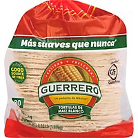 Guerrero Tortillas Corn White Maiz Blanco Bag 80 Count - 73.2 Oz - Image 2