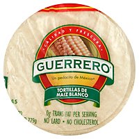 Guerrero Tortillas Corn White Maiz Blanco Bag 30 Count - 27.5 Oz - Image 1