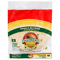 Guerrero Tortillas Flour Burrito De Harina Riquisimas Grande Bag 8 Count - 27.2 Oz - Image 1