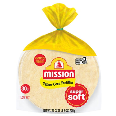 Mission Tortillas Corn Yellow 30 Count - 27.5 Oz - Image 1