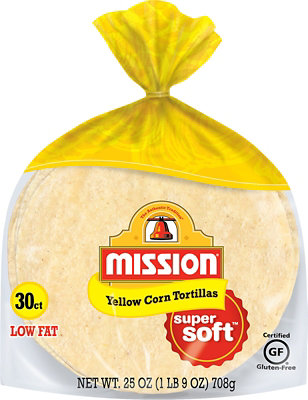 Mission Tortillas Corn Yellow 30 Count - 27.5 Oz