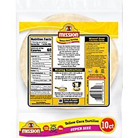Mission Tortillas Corn Yellow Super Soft Super Size 10 Count - 10.84 Oz - Image 6