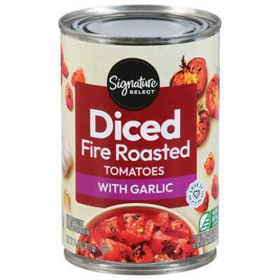 Signature SELECT Diced Fire Roasted With Garlic Tomatoes - 14.5 Oz - Image 3