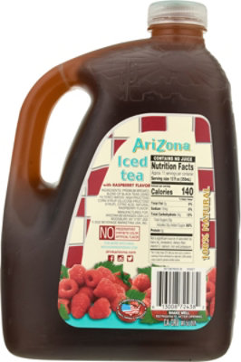 AriZona Iced Tea Sun Brewed Style with Raspberry Flavor - 128 Fl. Oz. - Image 5