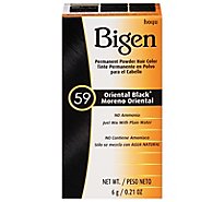 Bigen Black Hair Color - 0.21 Oz