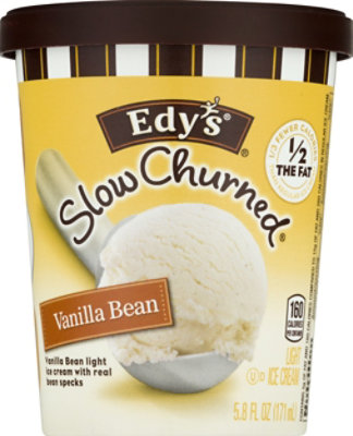 Dreyers Edys Ice Cream Cup Slow Churned Vanilla Bean - 5.8 Fl. Oz.