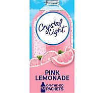 Crystal Light Drink Mix On-The-Go Packets Lemonade Pink - 10-0.13 Oz