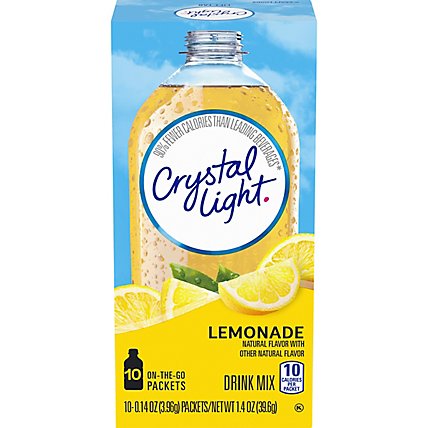 Crystal Light Lemonade Naturally Flavored Powdered Drink Mix On the Go Packets - 10 Count - Image 5