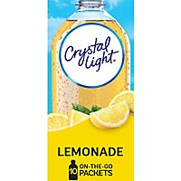 Crystal Light Lemonade Naturally Flavored Powdered Drink Mix On the Go Packets - 10 Count - Image 3