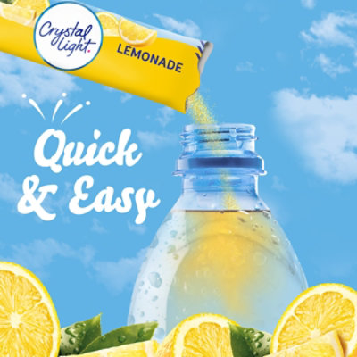 Crystal Light Lemonade Naturally Flavored Powdered Drink Mix - 10 Count - Image 3