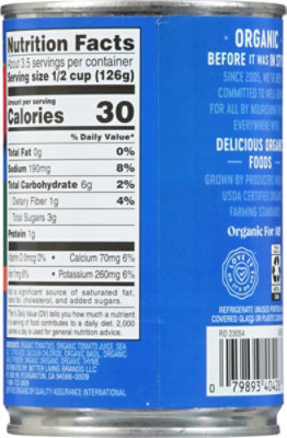 O Organics Tomatoes Diced In Tomato Juice With Basil Garlic & Oregano - 14.5 Oz - Image 5