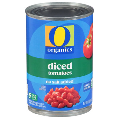 O Organics Tomatoes Diced In Tomato Juice No Salt Added - 14.5 Oz - Image 1