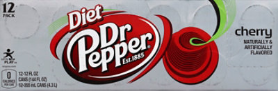 Diet Dr Pepper Cherry Soda In Can - 12-12 Fl. Oz. - Image 3
