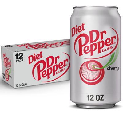 Dr Pepper Cherry Soda Cans, 12 pk / 12 fl oz - Jay C Food Stores