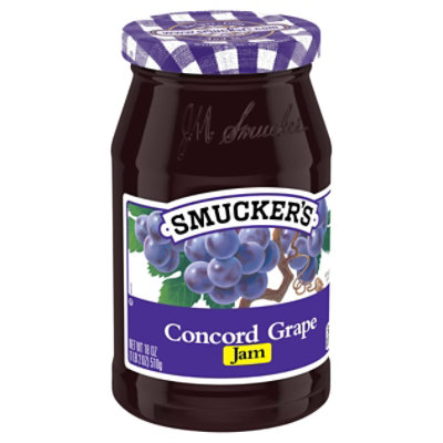 Smuckers Jam Concord Grape - 18 Oz