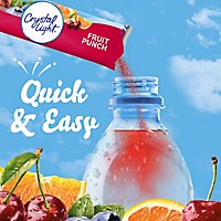 Crystal Light Fruit Punch Artificially Flavored Powdered Drink Mix On the Go Packets - 10 Count - Image 6