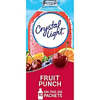 Crystal Light Fruit Punch Artificially Flavored Powdered Drink Mix On the Go Packets - 10 Count - Image 4