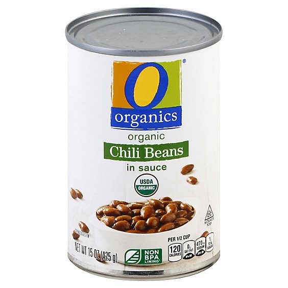 O Organics Organic Beans Chili In Sauces - 15 Oz