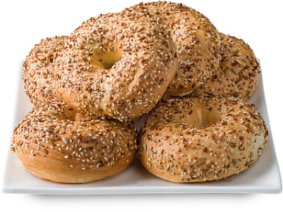 Fresh Baked Everything Bagels  - 6 Count