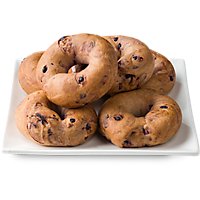 Fresh Baked Blueberry Bagels - 6 Count - Image 1