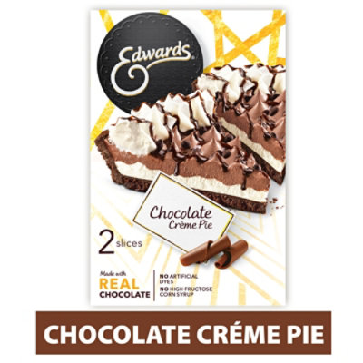 EDWARDS Pie Creme Chocolate 2 Slices Frozen - 5.3 Oz - Image 1