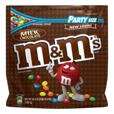 M&Ms Milk Chocolate Candy Party Size 42 Oz - Image 3