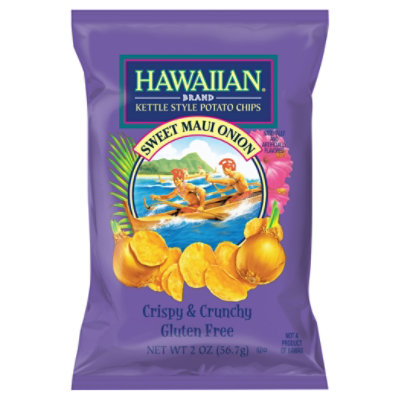 Hawaiian Potato Chips Kettle Style Sweet Maui Onion - 2 Oz - Image 3