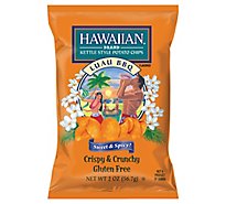 Hawaiian Potato Chips Kettle Style Luau BBQ - 2 Oz