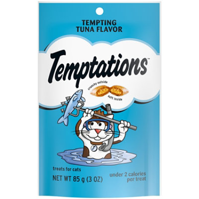 Temptations Classic Tempting Tuna Flavor Crunchy and Soft Adult Cat Treats - 3 Oz - Image 1