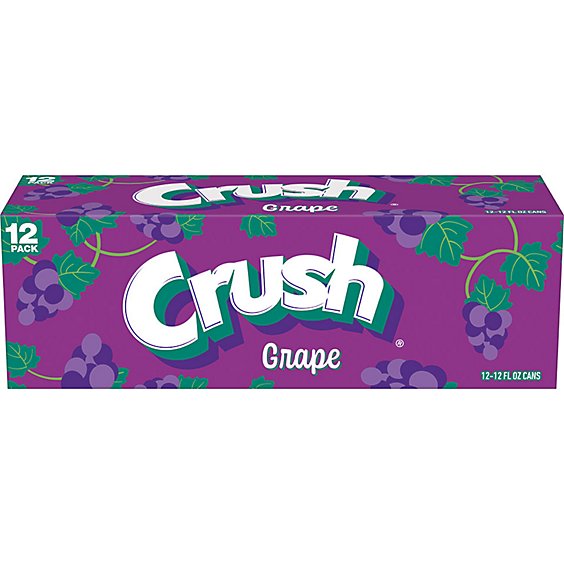 Crush Soda Grape - 12-12 Fl. Oz.