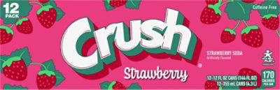 Crush Strawberry Soda In Cans - 12-12 Fl. Oz. - Image 6