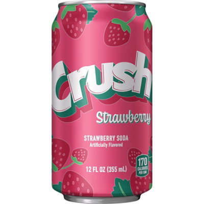 Crush Strawberry Soda In Cans - 12-12 Fl. Oz. - Image 3