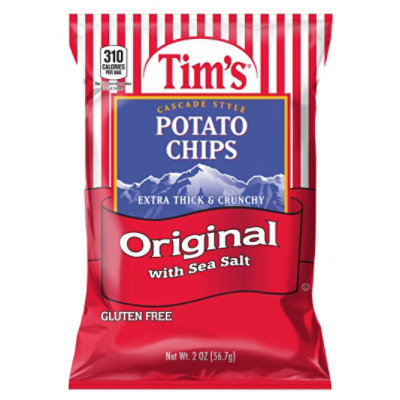 Tims Potato Chips Original Lightly Salted - 2 Oz - Image 3