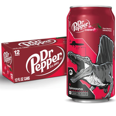 Dr Pepper Cherry Soda In Can - 12-12 Fl. Oz.