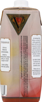 Vendange Wine White Zinfandel Go Pack - 500 Ml - Image 3