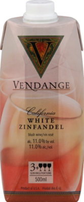 Vendange Wine White Zinfandel Go Pack - 500 Ml - Image 2