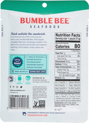 Bumble Bee Tuna Light in Water - 2.5 Oz - Image 6