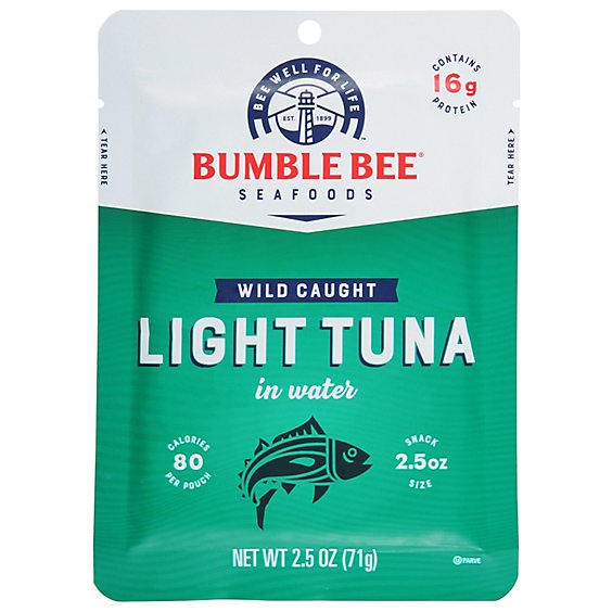 Bumble Bee Tuna Light in Water - 2.5 Oz