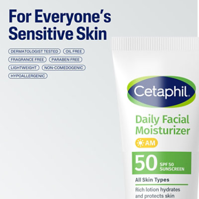 Cetaphil Daily Facial Moisturizer SPF 50 - 1.7 Oz - Image 5