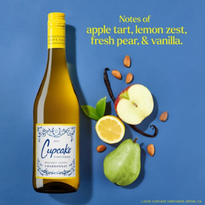 Cupcake Vineyards Chardonnay White Wine - 750 Ml - Image 2