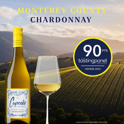 Cupcake Vineyards Chardonnay White Wine - 750 Ml - Image 3