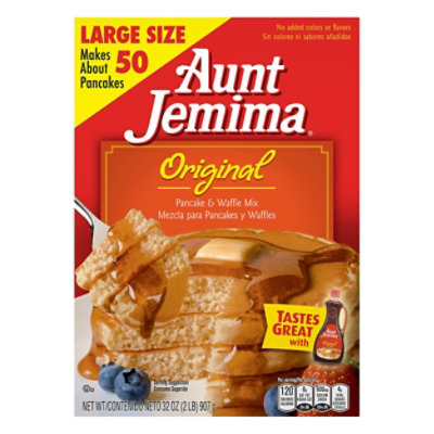 Aunt Jemima Pancake & Waffle Mix Original - 32 Oz - Shaw's